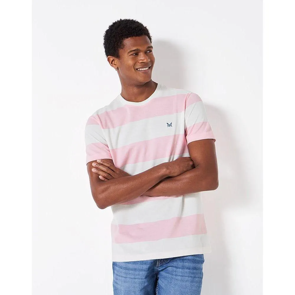 Crew Clothing Pique Tee - Pristine Pink