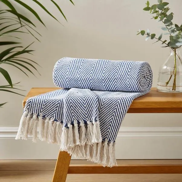Jenson Herringbone Throw 200cm x 200cm