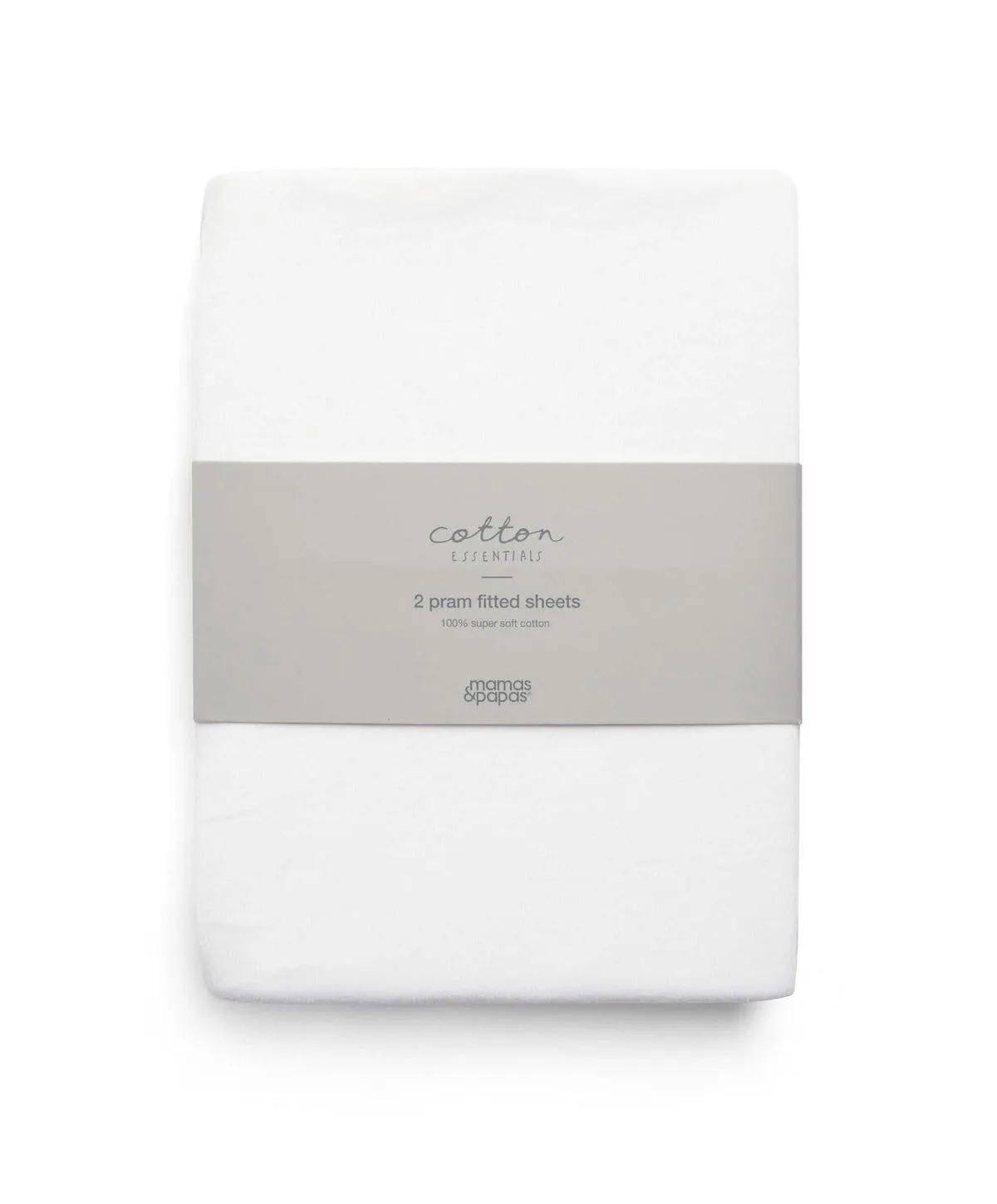 Carrycot/Large Moses Fitted Sheets (2 pack)