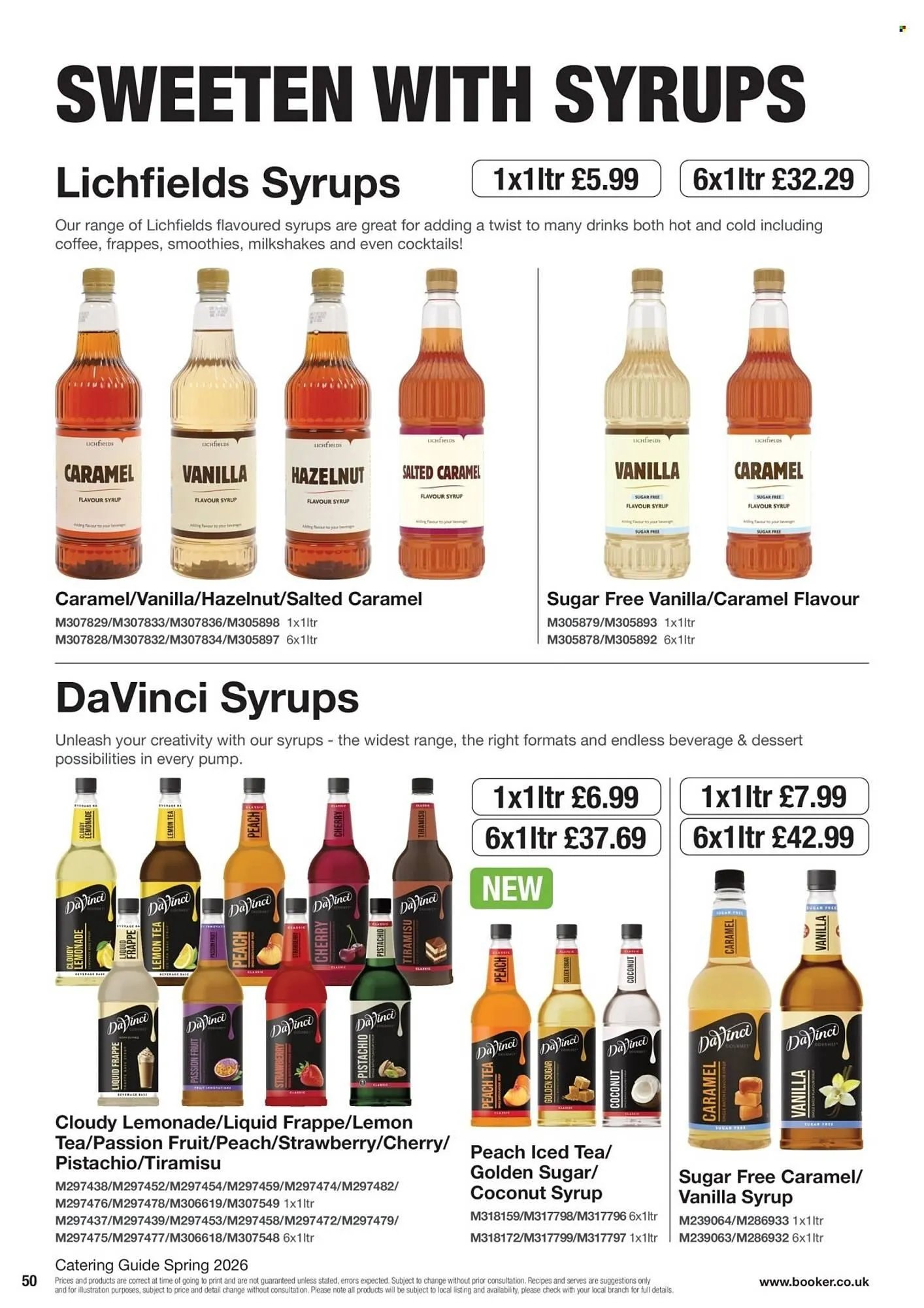 Booker Wholesale brochure from 4 March to 16 June 2026 - Catalogue Page 50