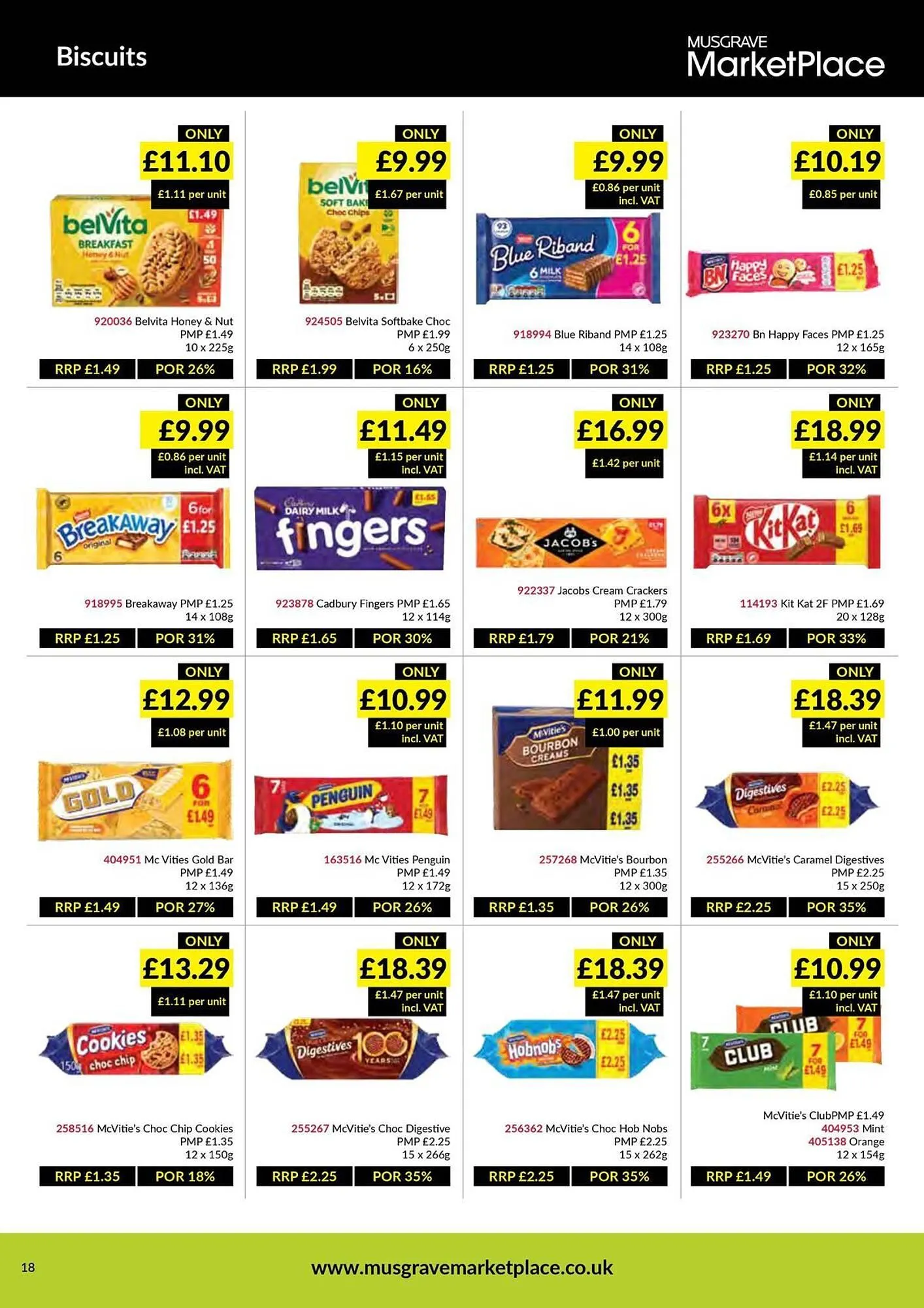 Musgrave MarketPlace leaflet from 27 October to 16 November 2025 - Catalogue Page 18