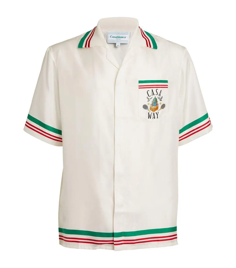 Silk Short-Sleeve Shirt