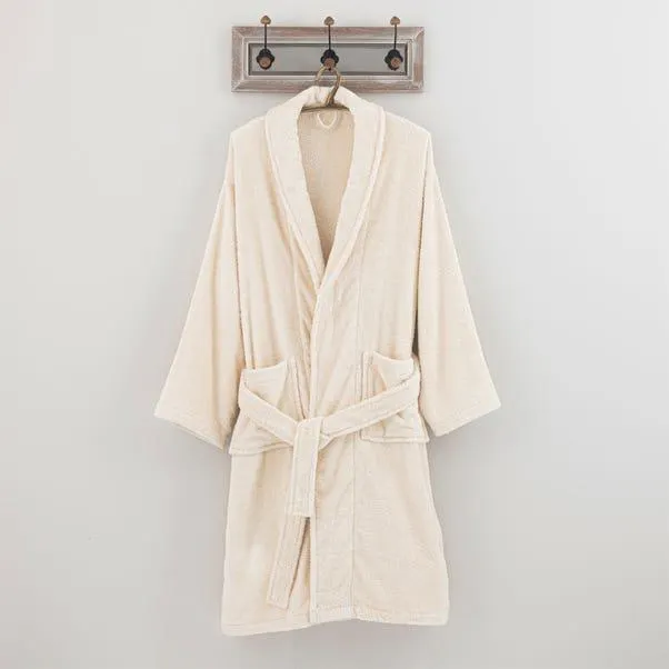 Egyptian Cotton Natural Bath Robe
