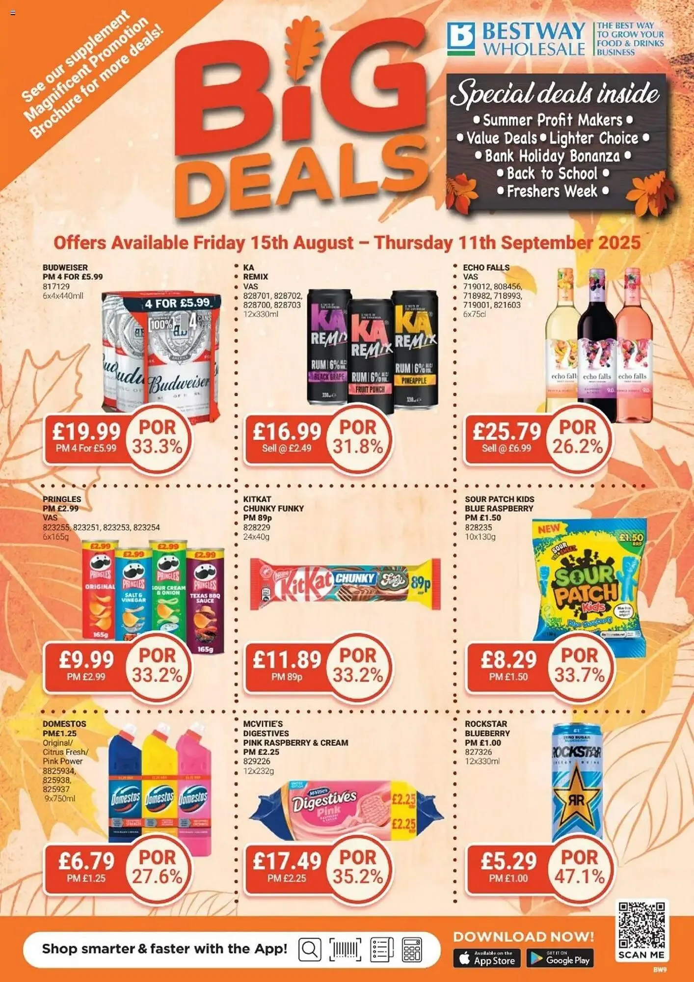 Bestway leaflet from 15 August to 11 September 2025 - Catalogue Page 1
