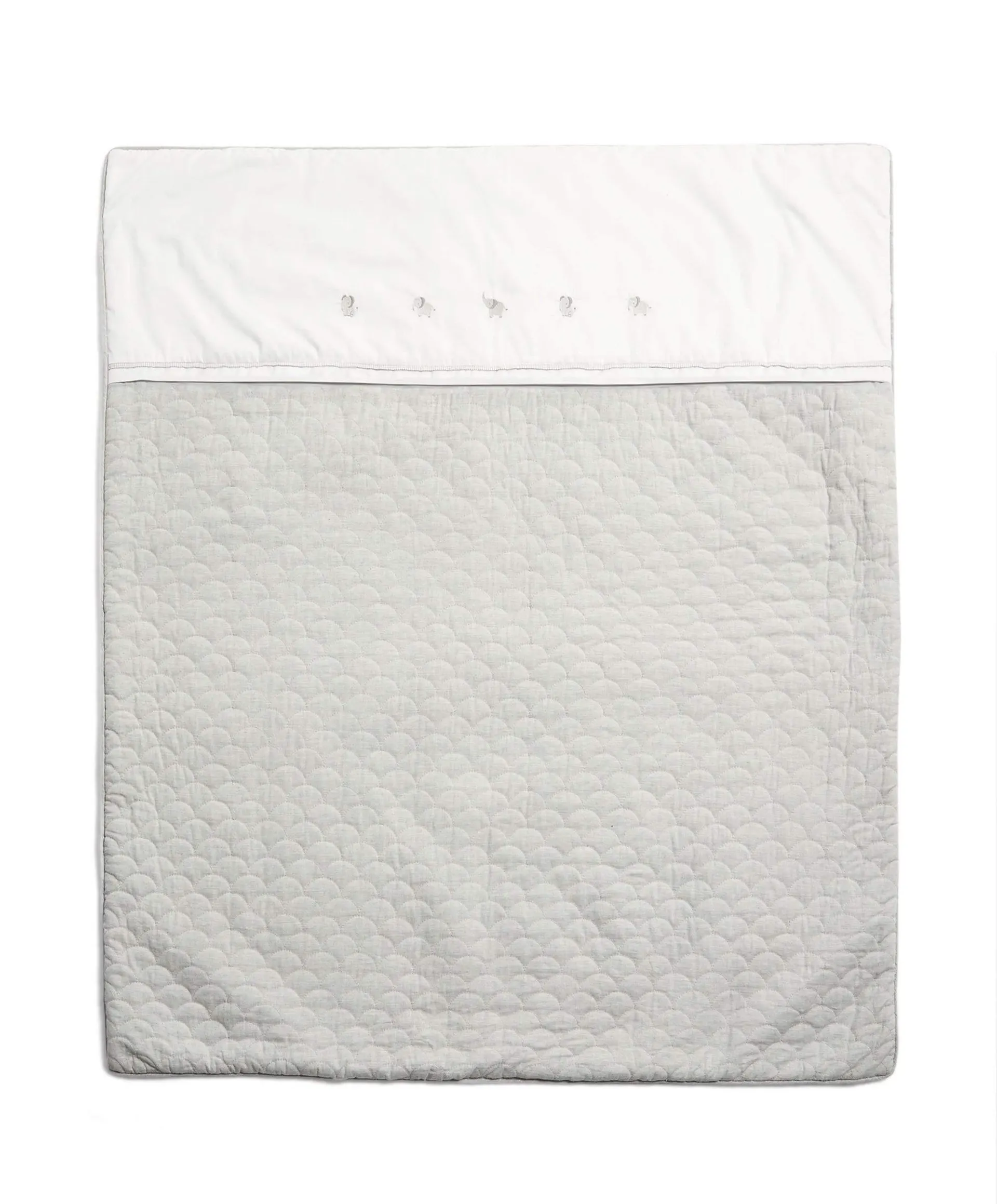 Welcome To The World Quilt - Grey