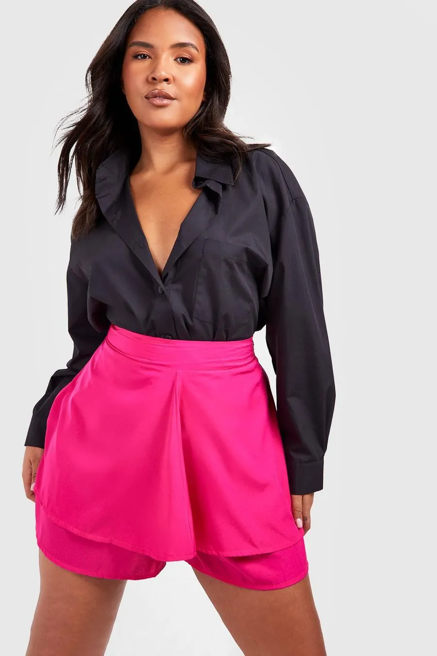 Plus Ruffle Flippy Skort