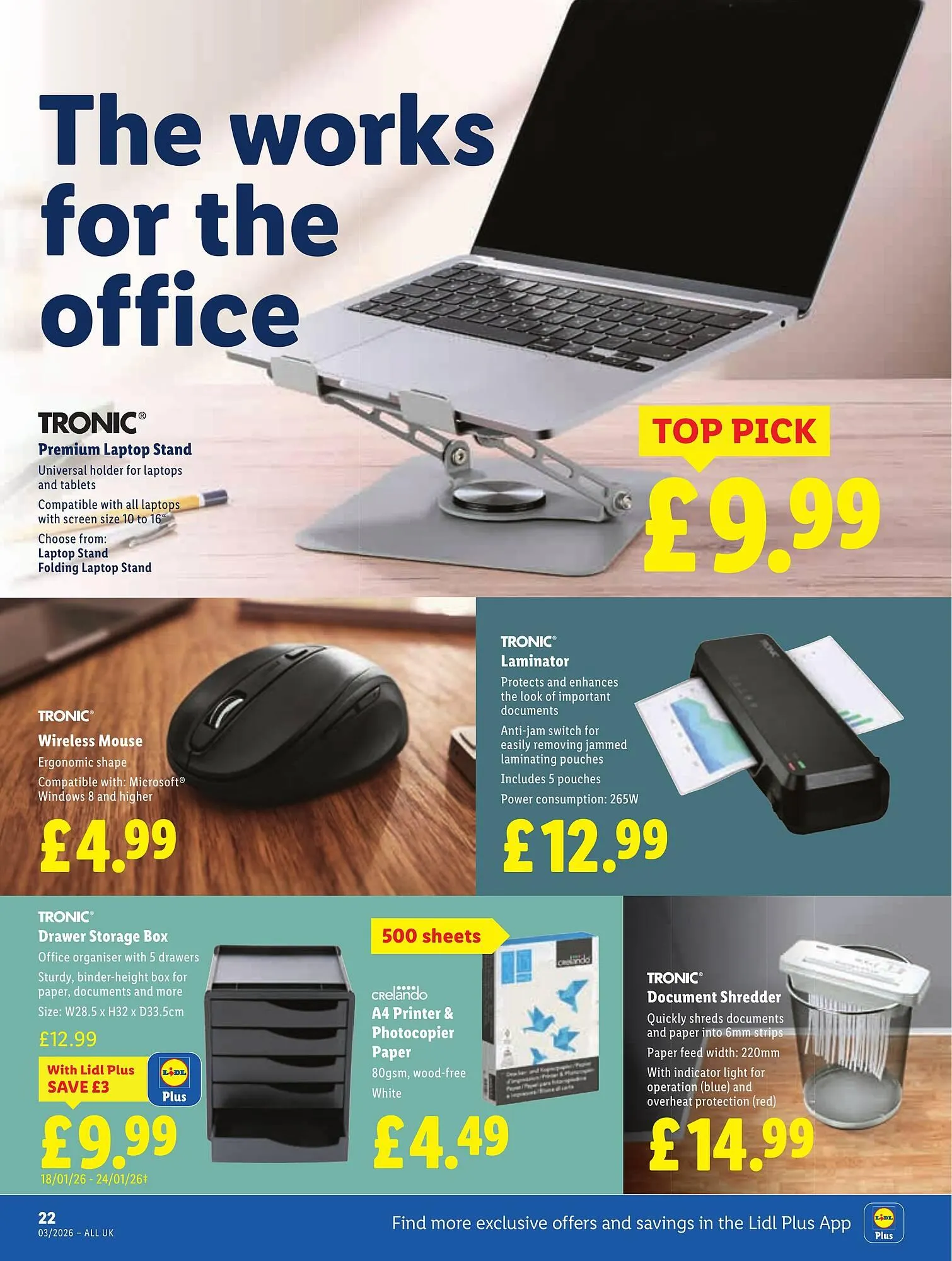 Lidl leaflet from 15 January to 21 January 2026 - Catalogue Page 22