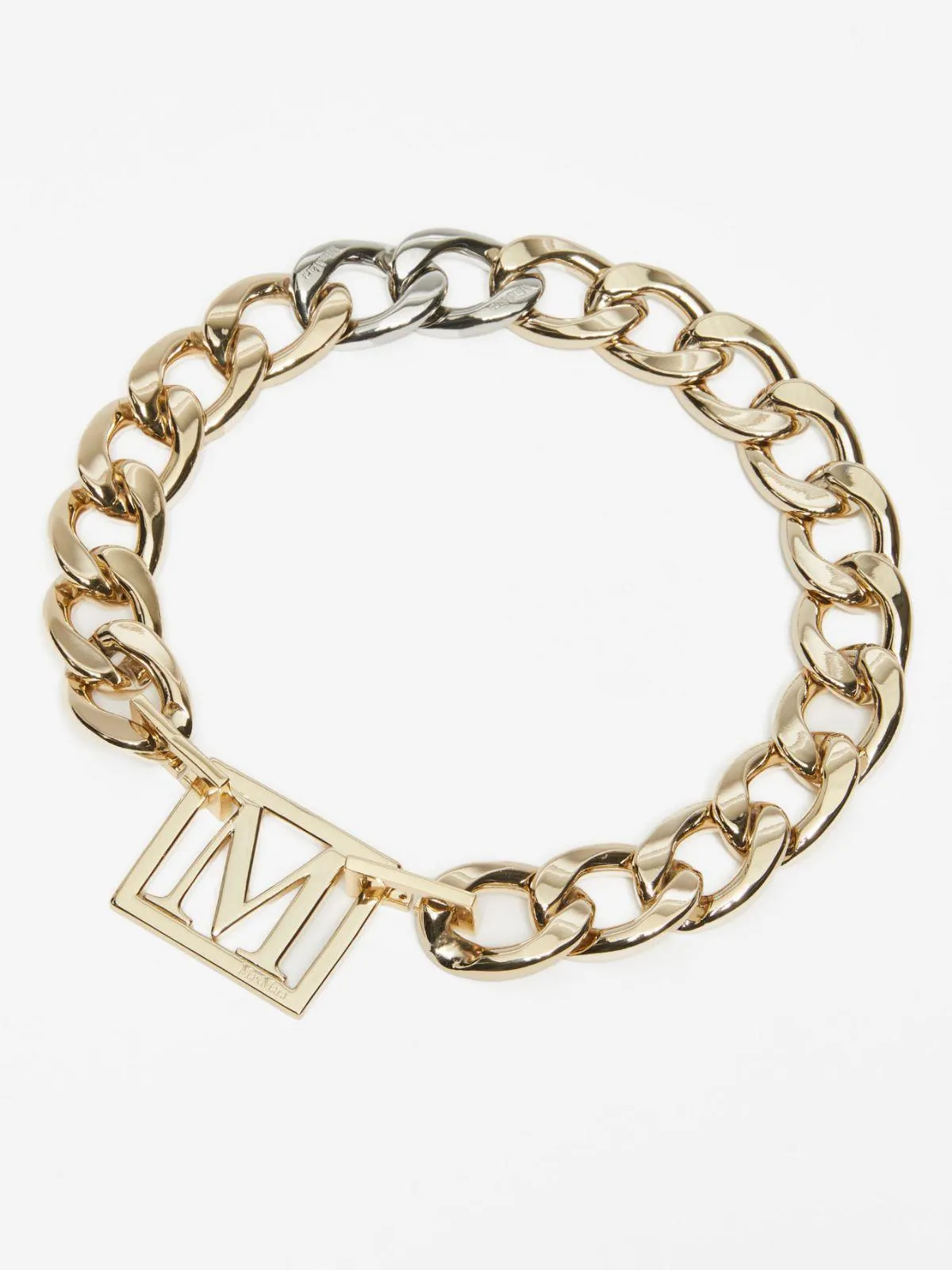 Metal chain necklace