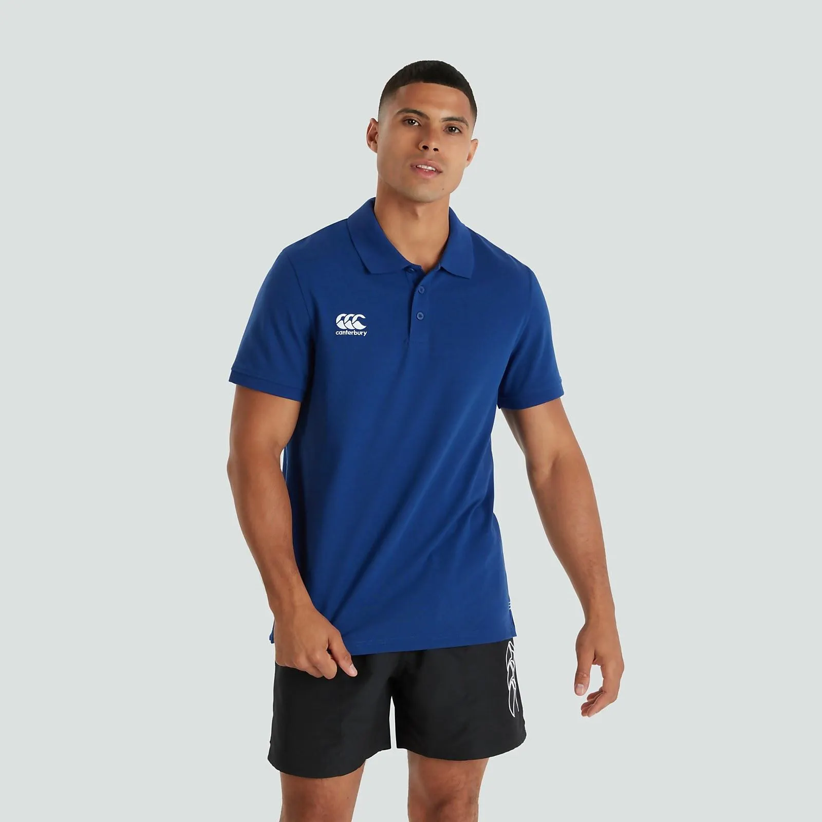 MENS WAIMAK POLO SHIRT BLUE
