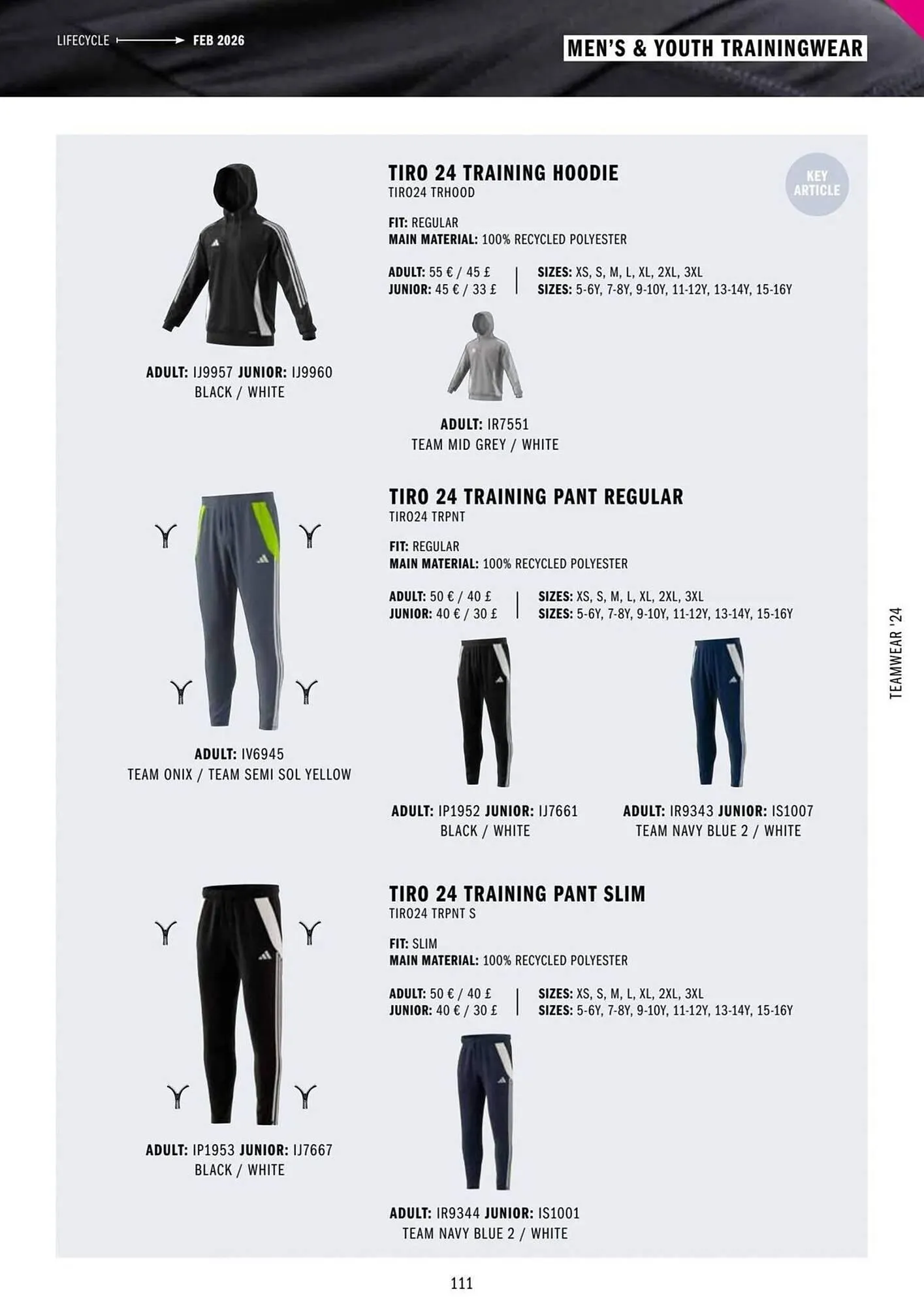 Adidas leaflet from 11 March to 31 December 2024 - Catalogue Page 111