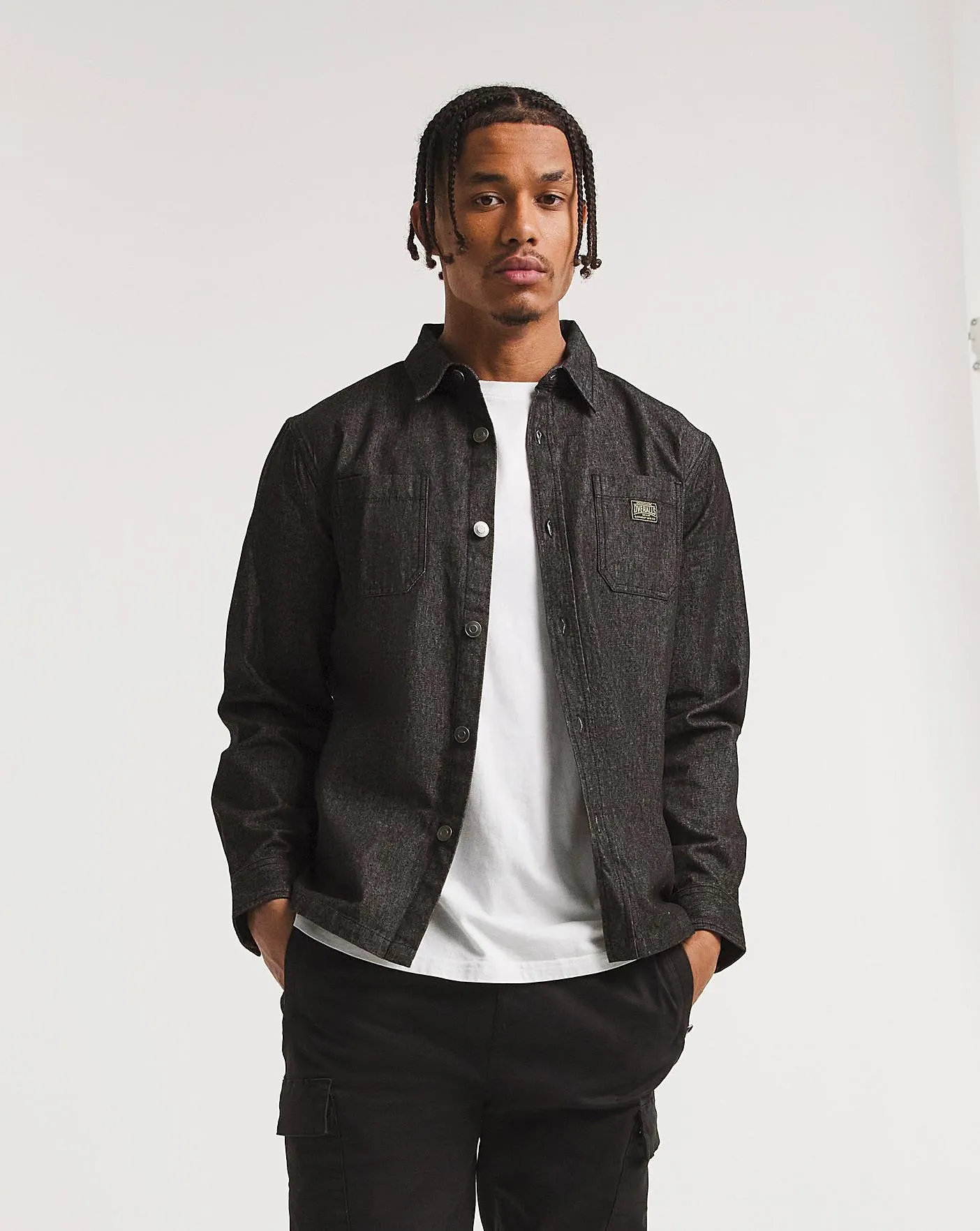 Blackwash Denim Worker Shacket