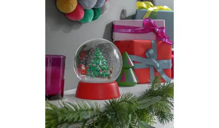 Habitat Snow Globe Christmas Decoration
