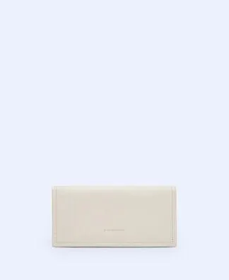 Lapel leather wallet