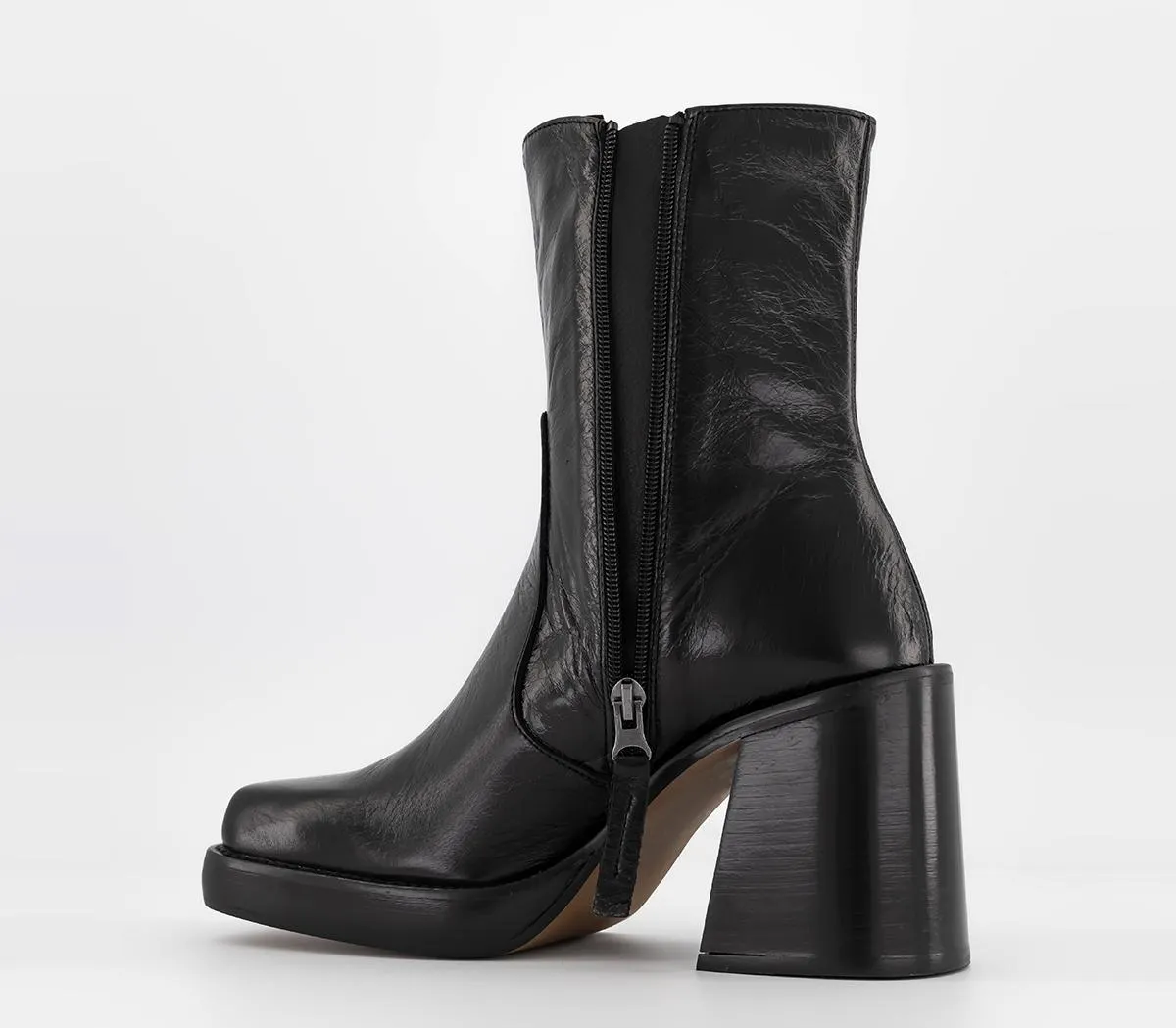 Anthem Chunky Platform Block Ankle Boots
