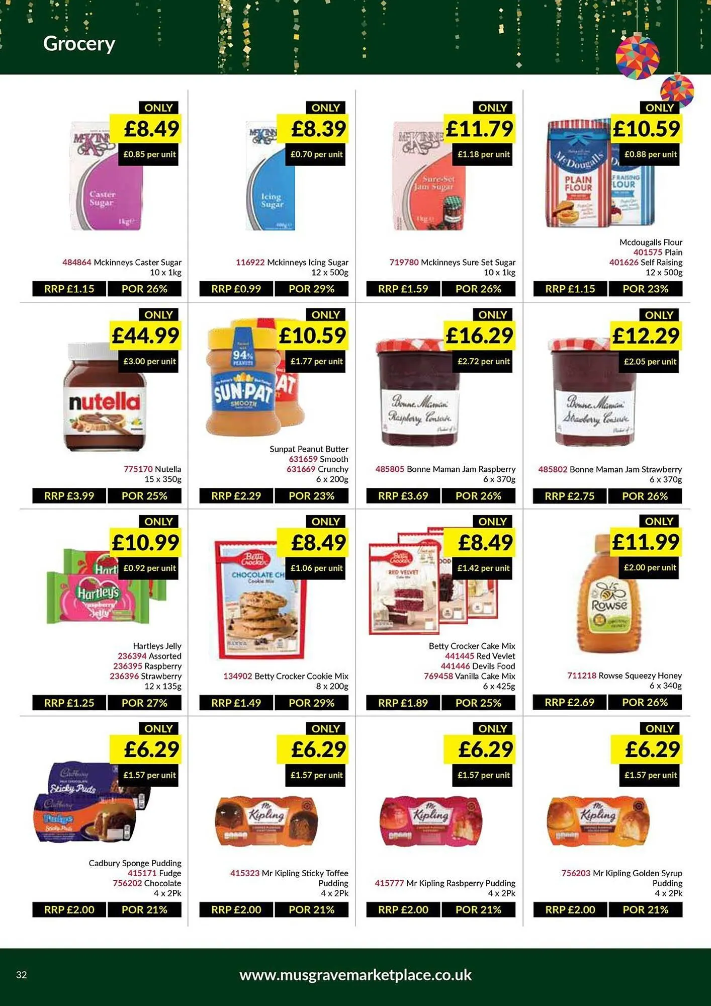 Musgrave MarketPlace leaflet from 8 December to 4 January 2026 - Catalogue Page 32