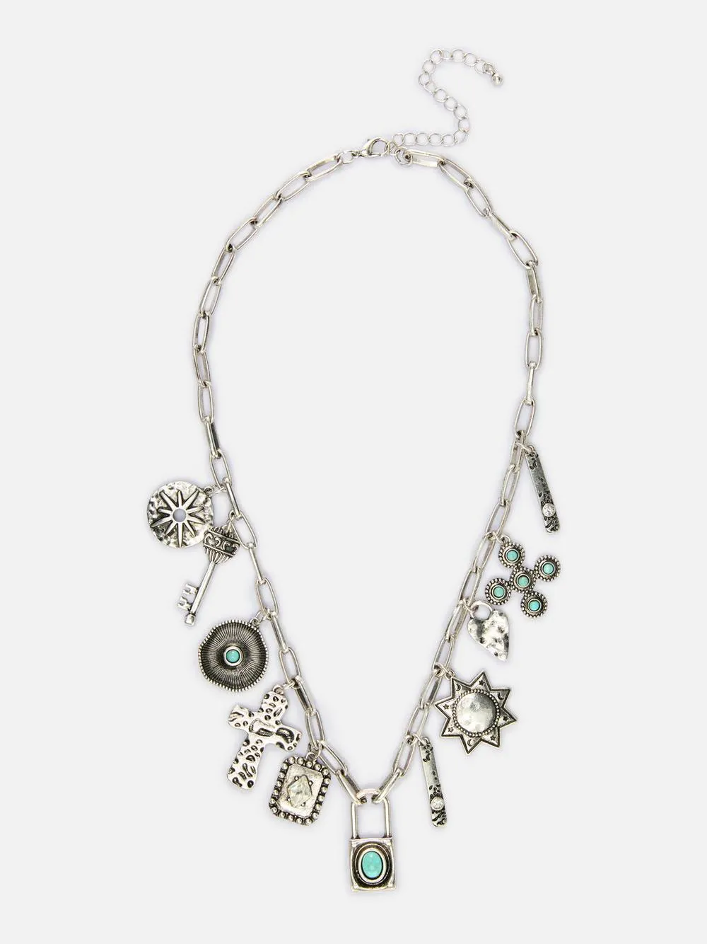 Rita Ora Chunky Charm Necklace