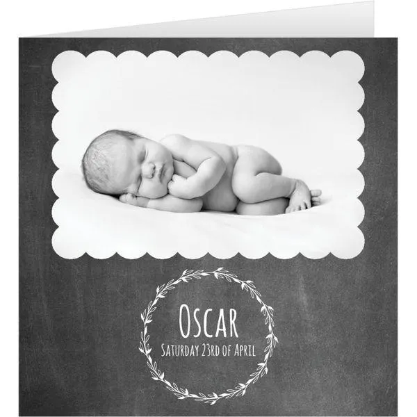 Chalkboard announcement