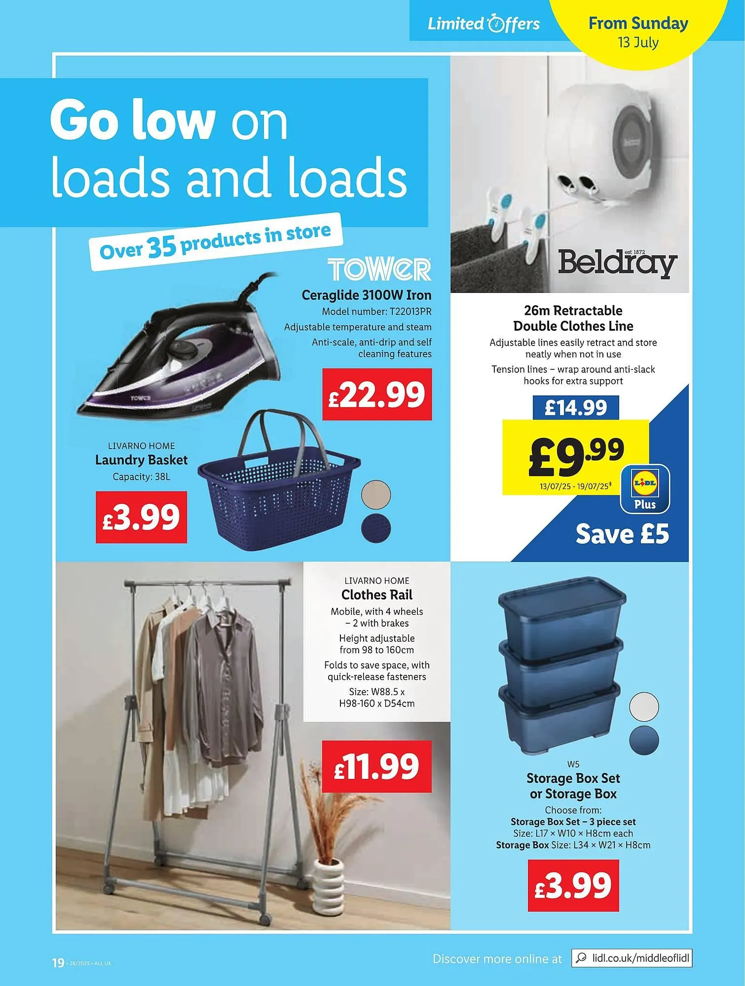 Lidl leaflet from 10 July to 16 July 2025 - Catalogue Page 19