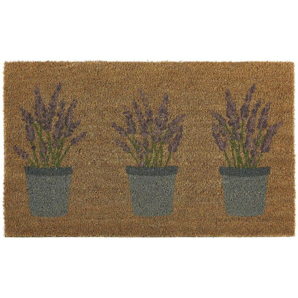 Coir Door Mat Lavender