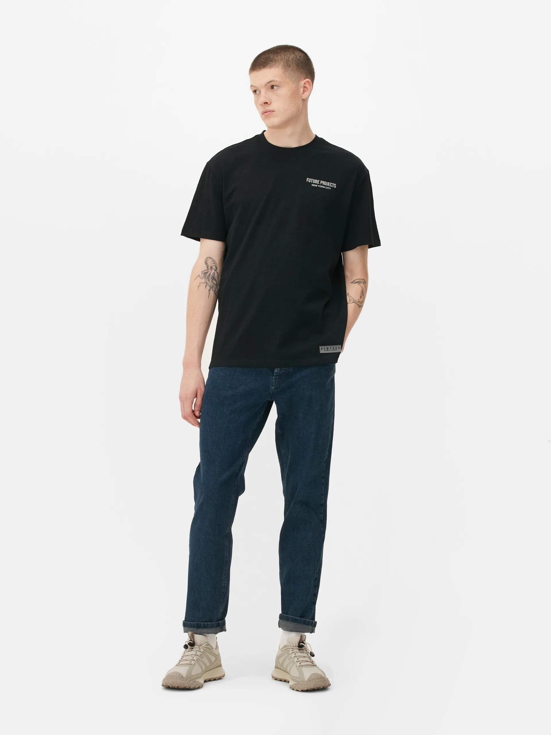 Bedrukt T-shirt met korte mouwen Future Projects