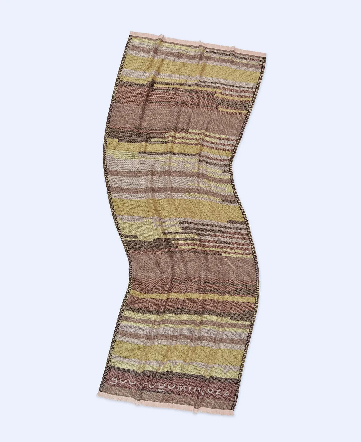 Viscose and cotton printed shawl