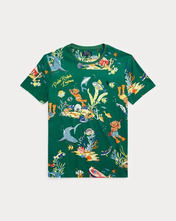 Custom Slim Fit Polo Bear Jersey T-Shirt