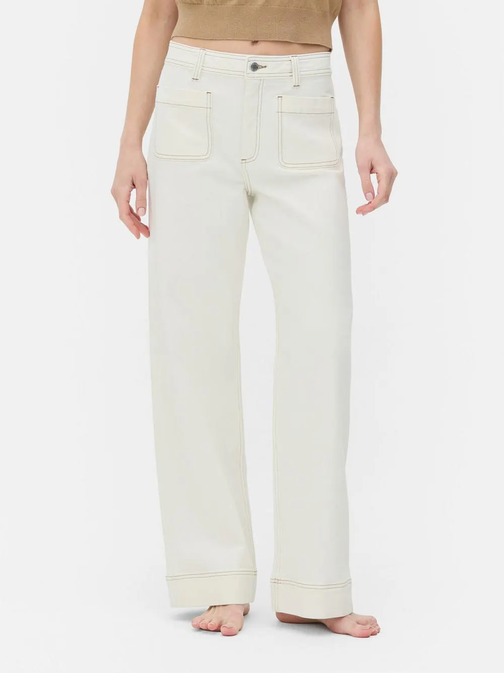 The Edit Mid Rise Pocket Jeans