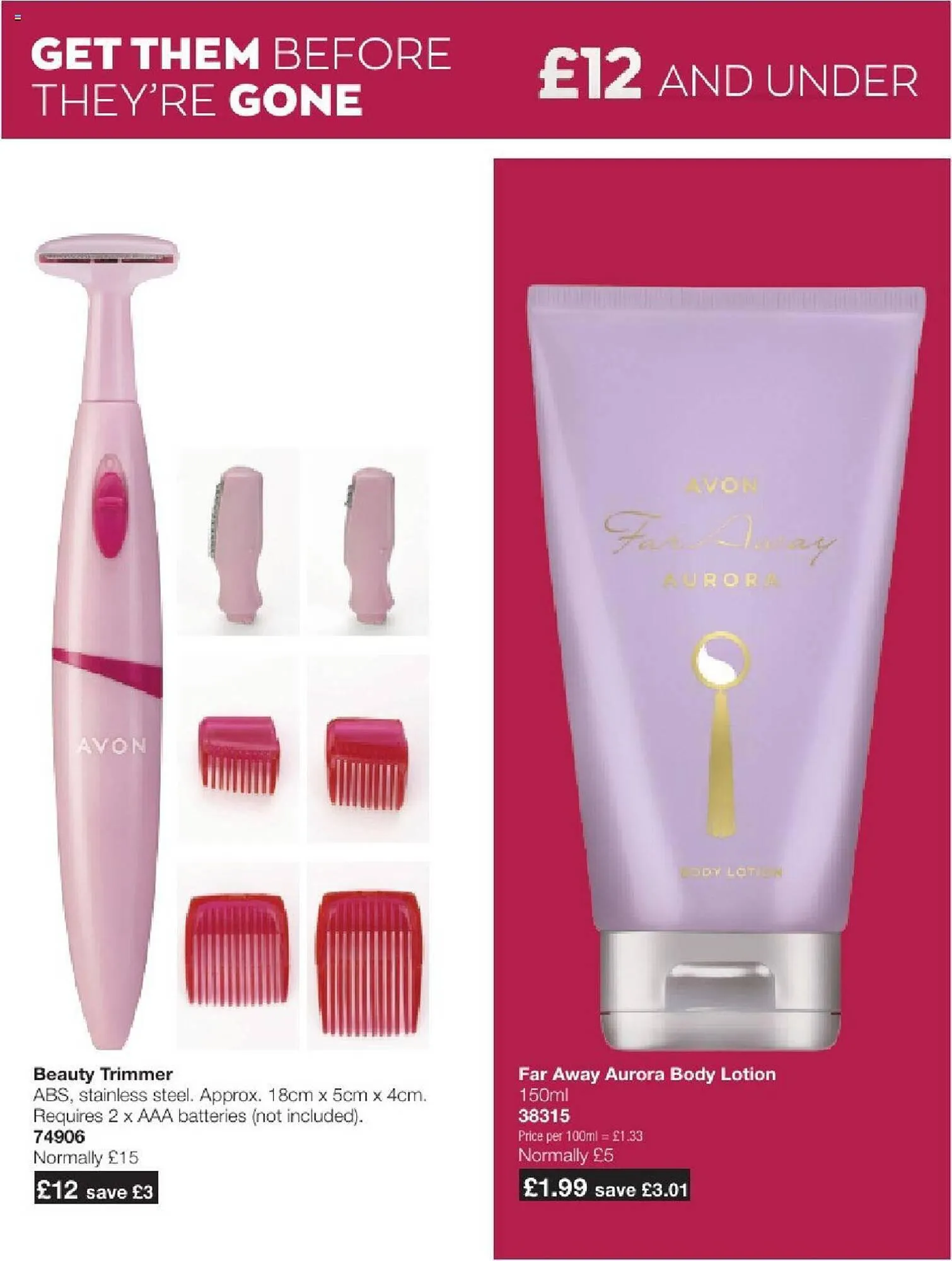 Avon Weekly Offers from 11 July to 11 August 2023 - Catalogue Page 182