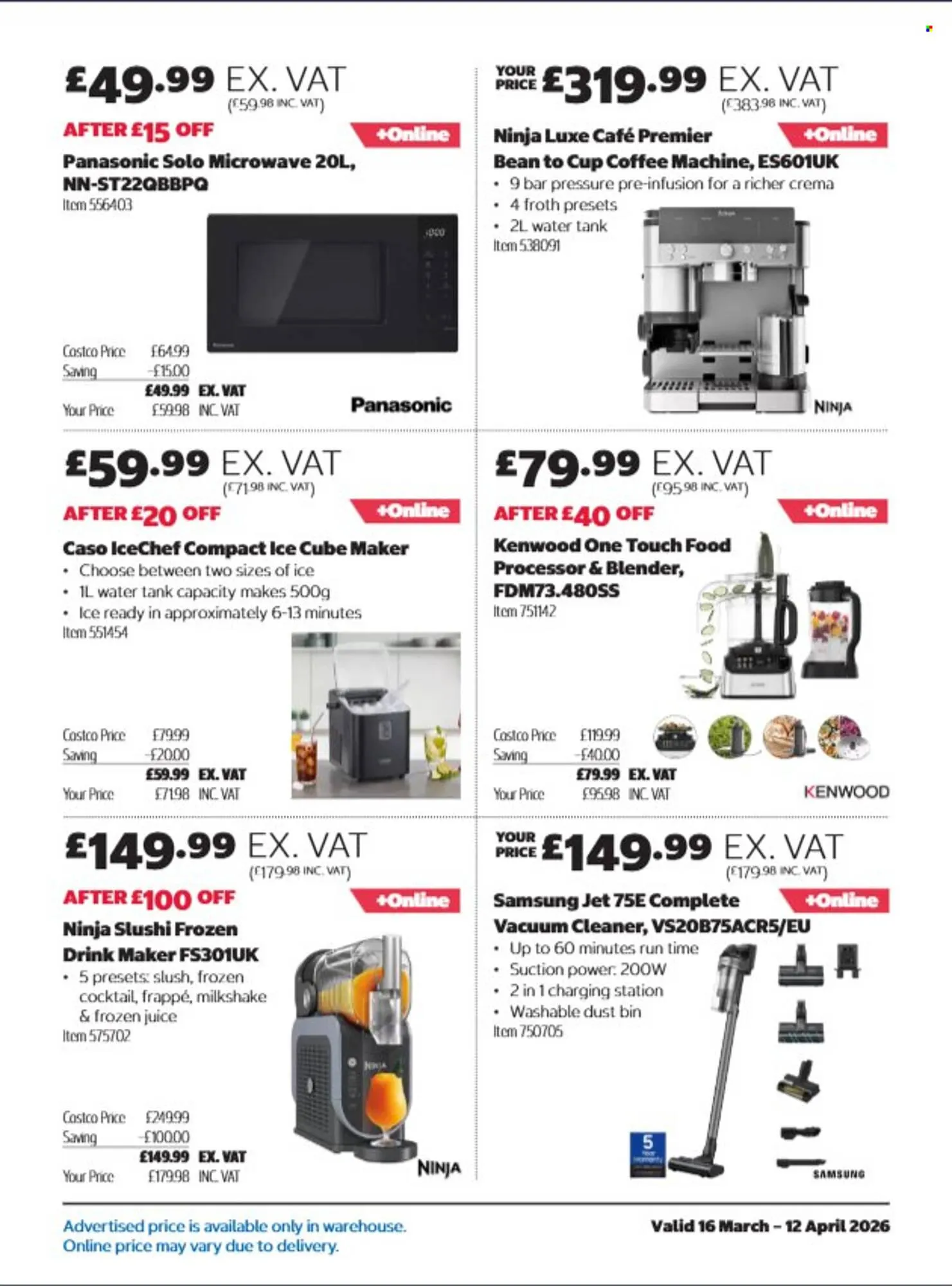 Costco leaflet from 16 March to 12 April 2026 - Catalogue Page 5