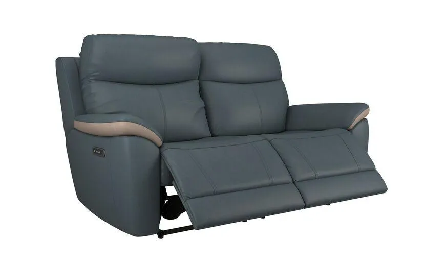 Living Ethan 3 Seater Power Recliner Sofa with Head Tilt & Lumbar