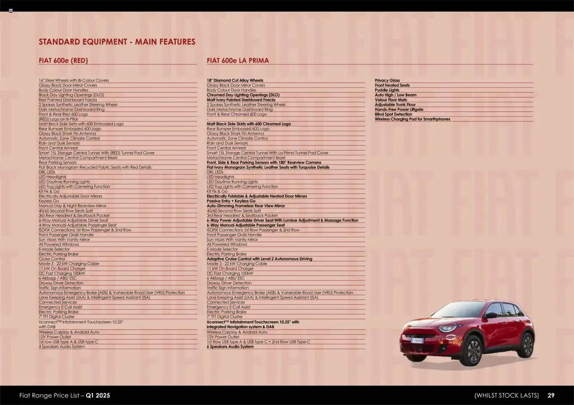 Fiat leaflet from 1 July to 1 April 2026 - Catalogue Page 29