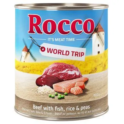 Rocco Volta ao mundo 24 x 800 g comida húmida em promoção: 20 + 4 grátis!