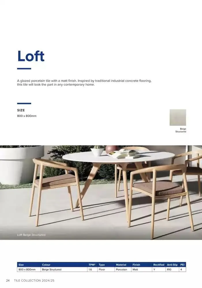 Tile Collection  from 14 January to 31 May 2025 - Catalogue Page 24