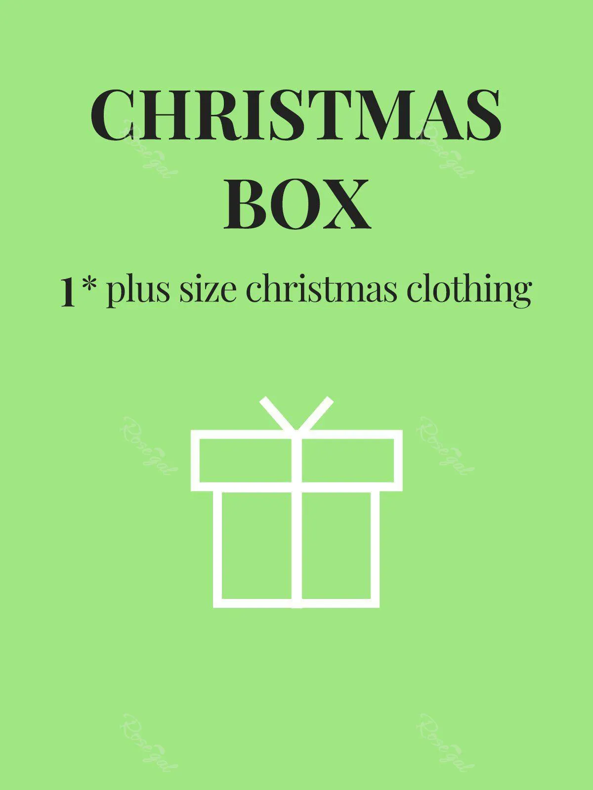 ROSEGAL Box - Plus Size 1*Random Christmas Clothing - 3x