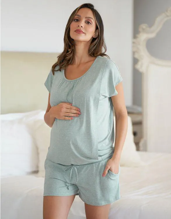 Ultra-Soft Maternity & Nursing Short Pyjamas