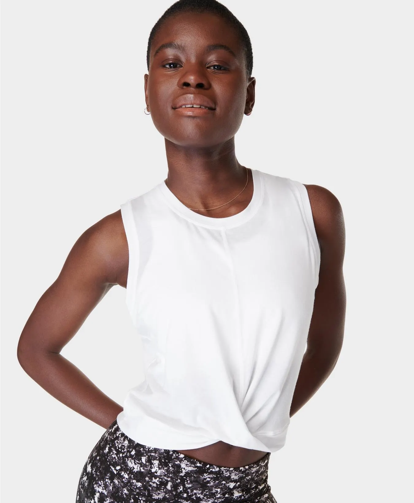 Breathe Easy Twist Front Vest Top