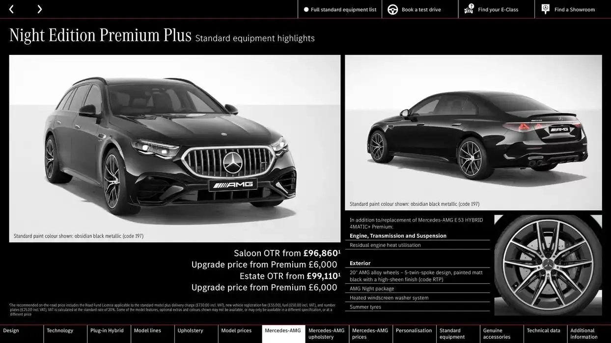 Mercedes Benz New E-Class Saloon from 17 October to 17 October 2025 - Catalogue Page 48
