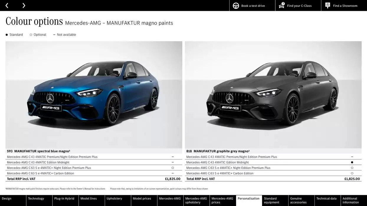 Mercedes Benz C-Class Saloon from 9 October to 9 October 2025 - Catalogue Page 56