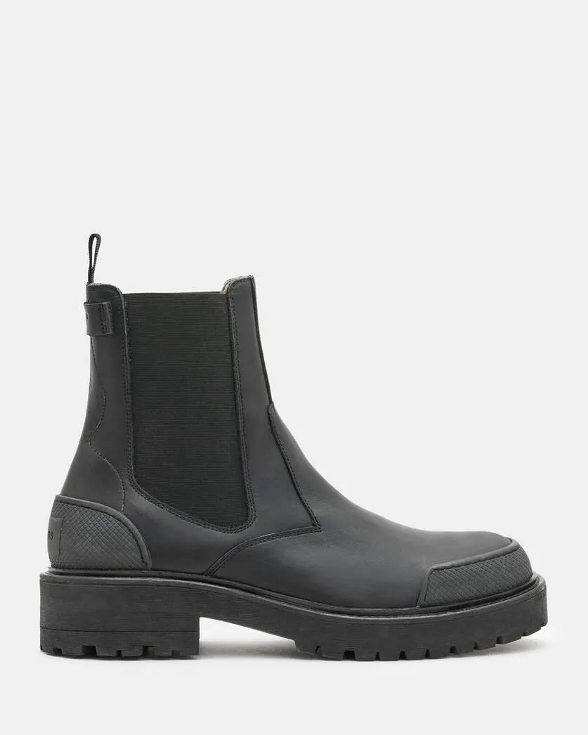 Matrix Leather Work Chelsea Boots