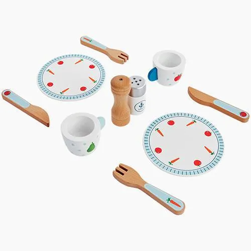 Wooden Toy Dinner Set
