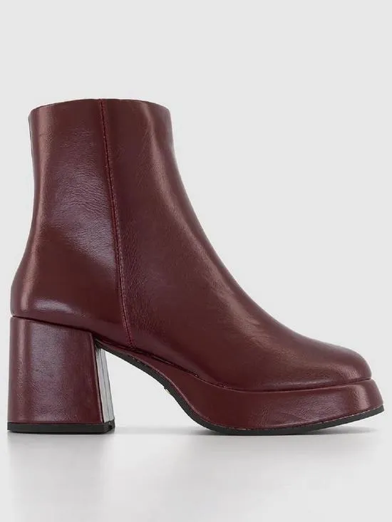Audio Ankle Boot - Red