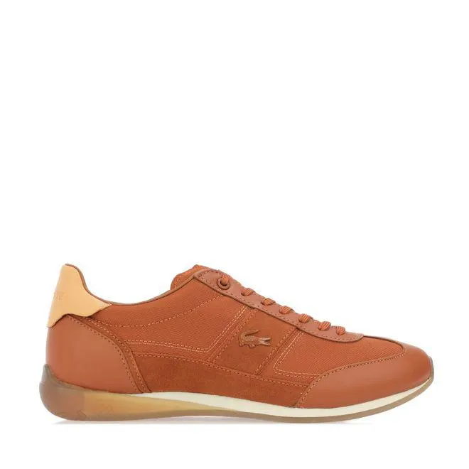 Lacoste Mens Angular Trainers in Brown