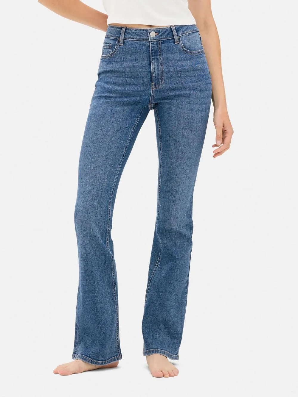 MAJOR FIND | Mid-Rise Flared Leg Jeans | Short - Long Lengths