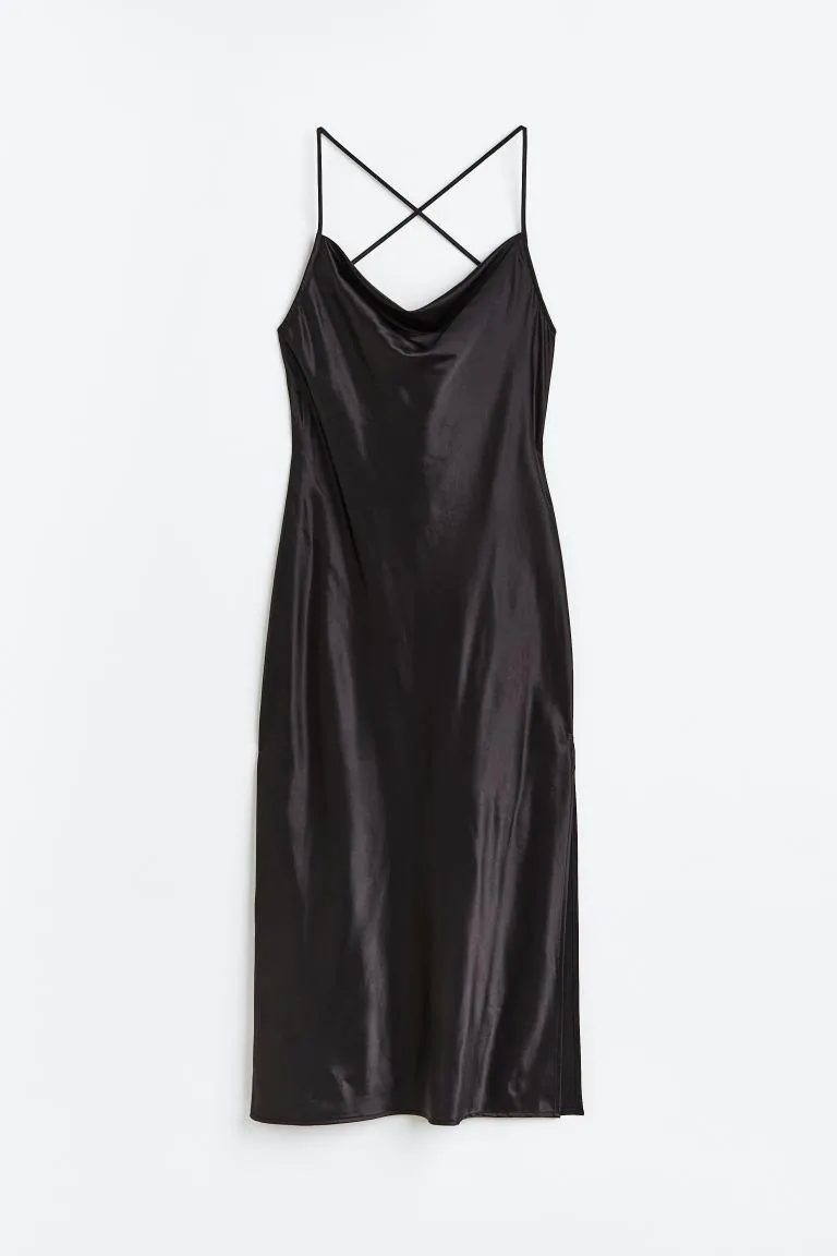 Satin slip dress