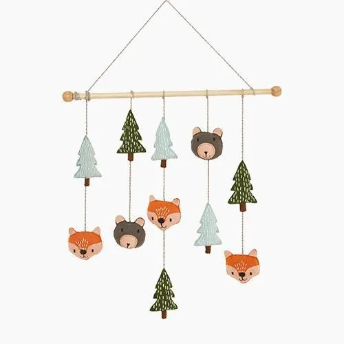 Felt Wall Hanging, Woodland Animals
