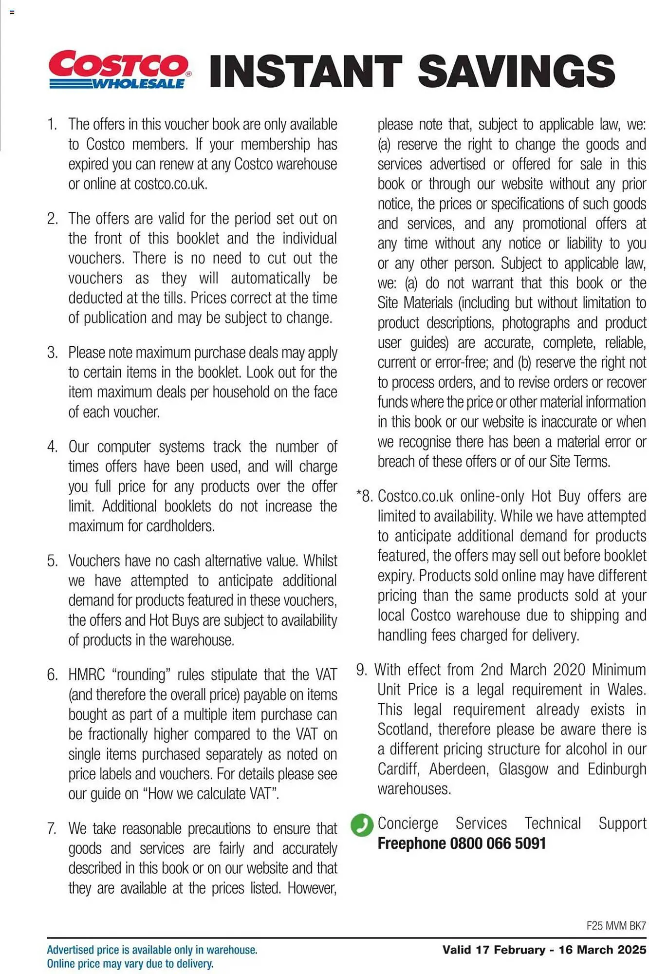 Costco leaflet from 17 February to 16 March 2025 - Catalogue Page 29