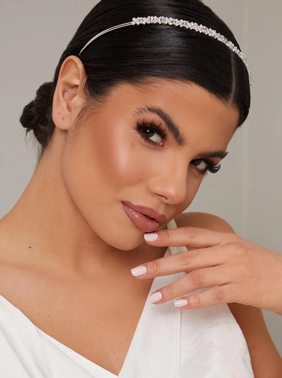 Diamante Wedding Headband in Silver