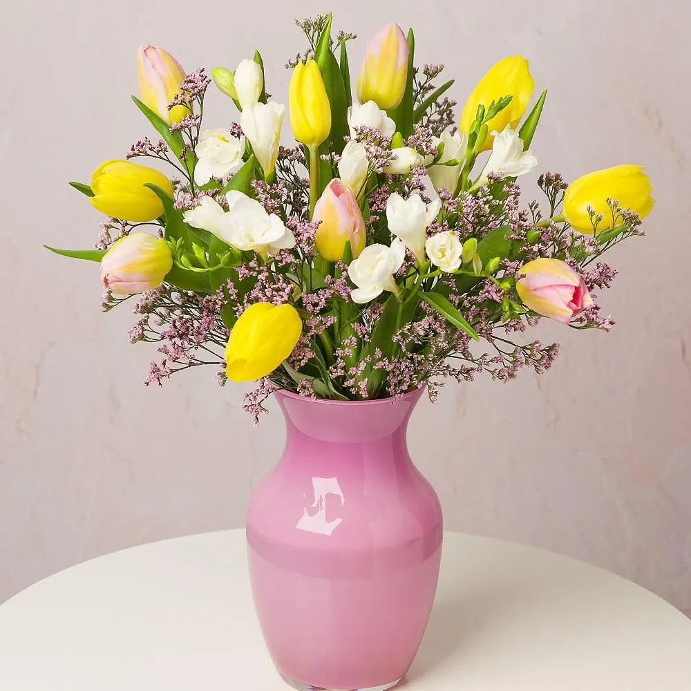 Spring Tulips and Freesias