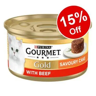 24 x 85g Gourmet Gold Wet Cat Food - 15% Off!*