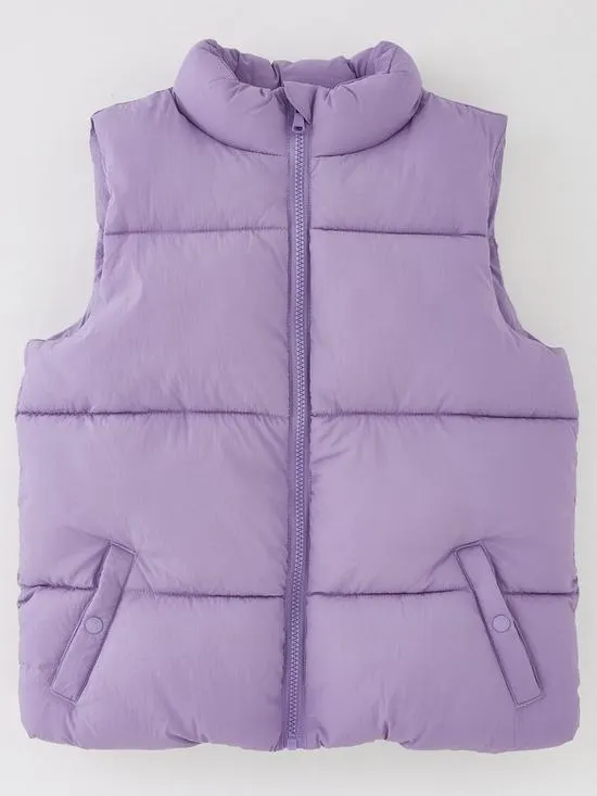 Fashion Quilt Gilet - Purple